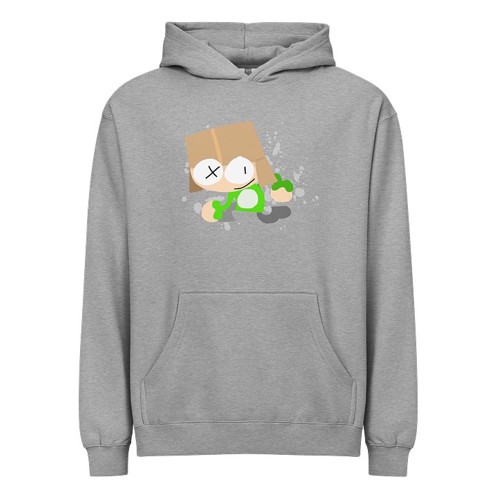 “Bob PH” grey box hoodie product image (1)