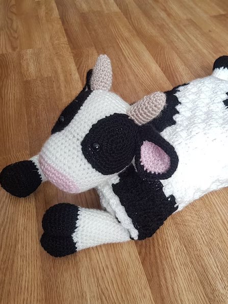 Cow Folding Baby Blanket Crochet Pattern - C2C Graphghan PDF Pattern - Crafting Happiness product image (9)