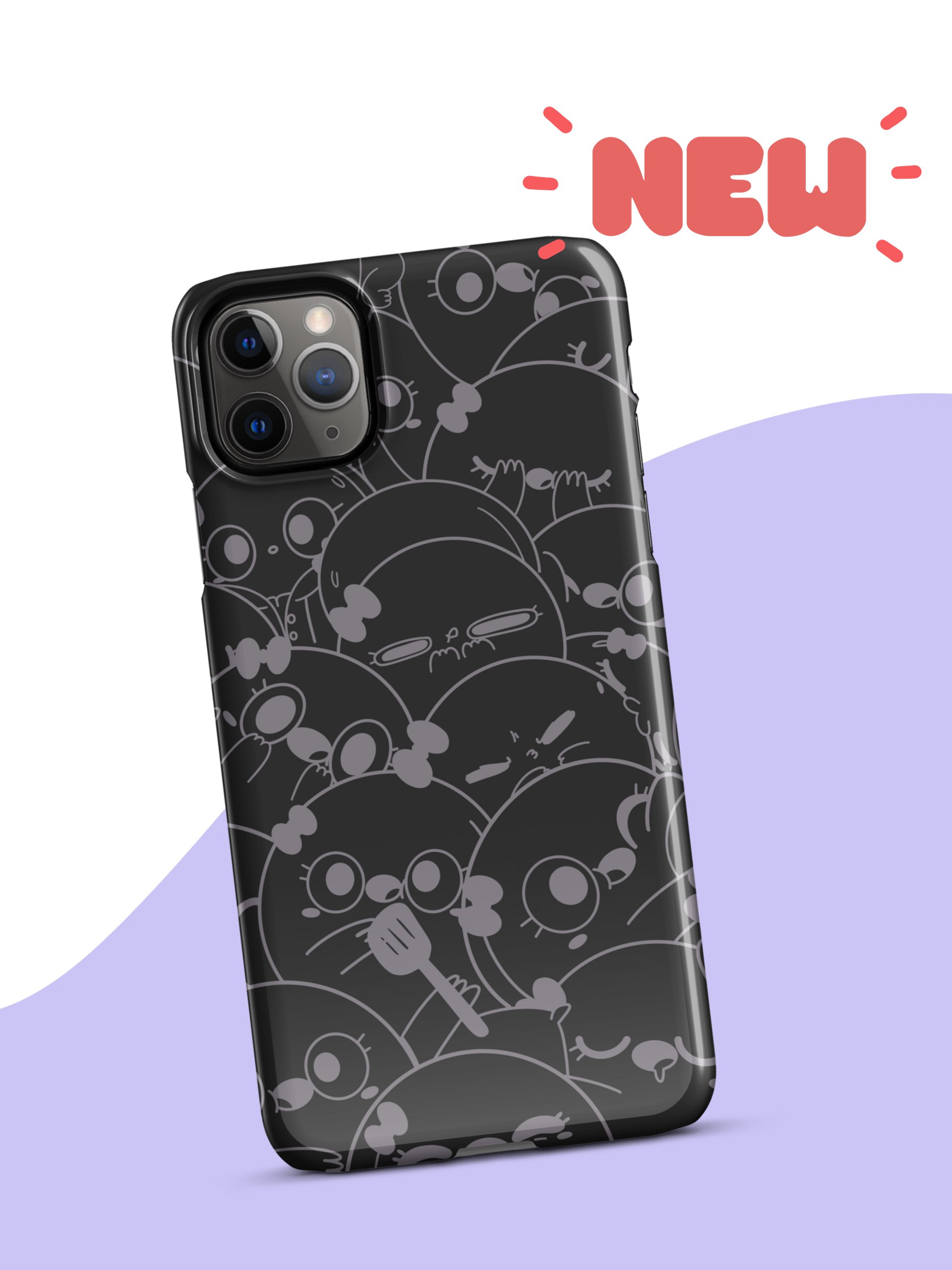 Pancake's World-Dark theme | iPhone® Snap Case product image (1)