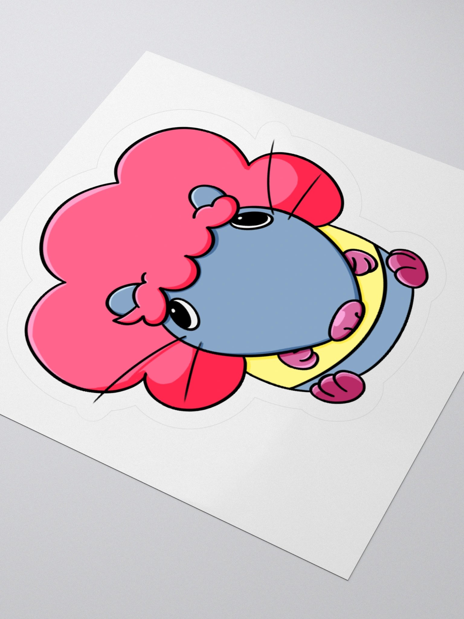 CHEESY RAT STICKER #1 product image (9)