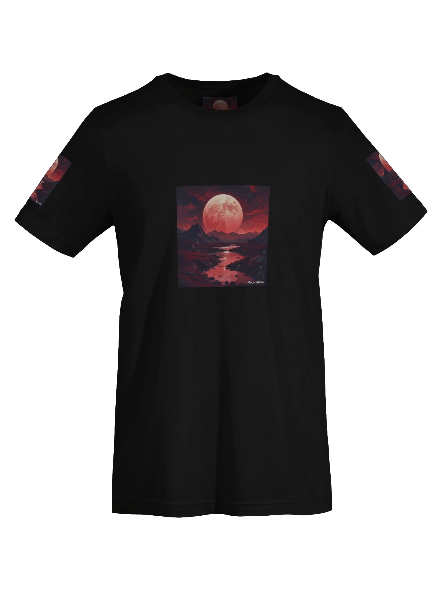 Crimson Moonlight T-Shirt product image (7)