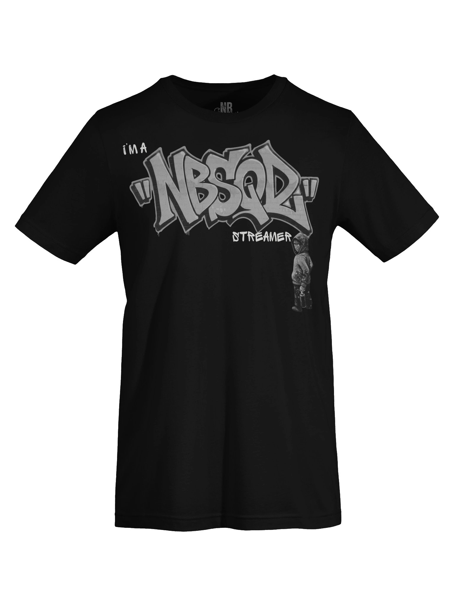 NBSQD Graffiti Ladies BLK T-Shirt - Break The Rules Its Part of The Game product image (7)