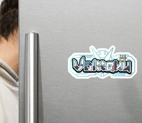Volttaku Logo Magnet with Taku product image (1)