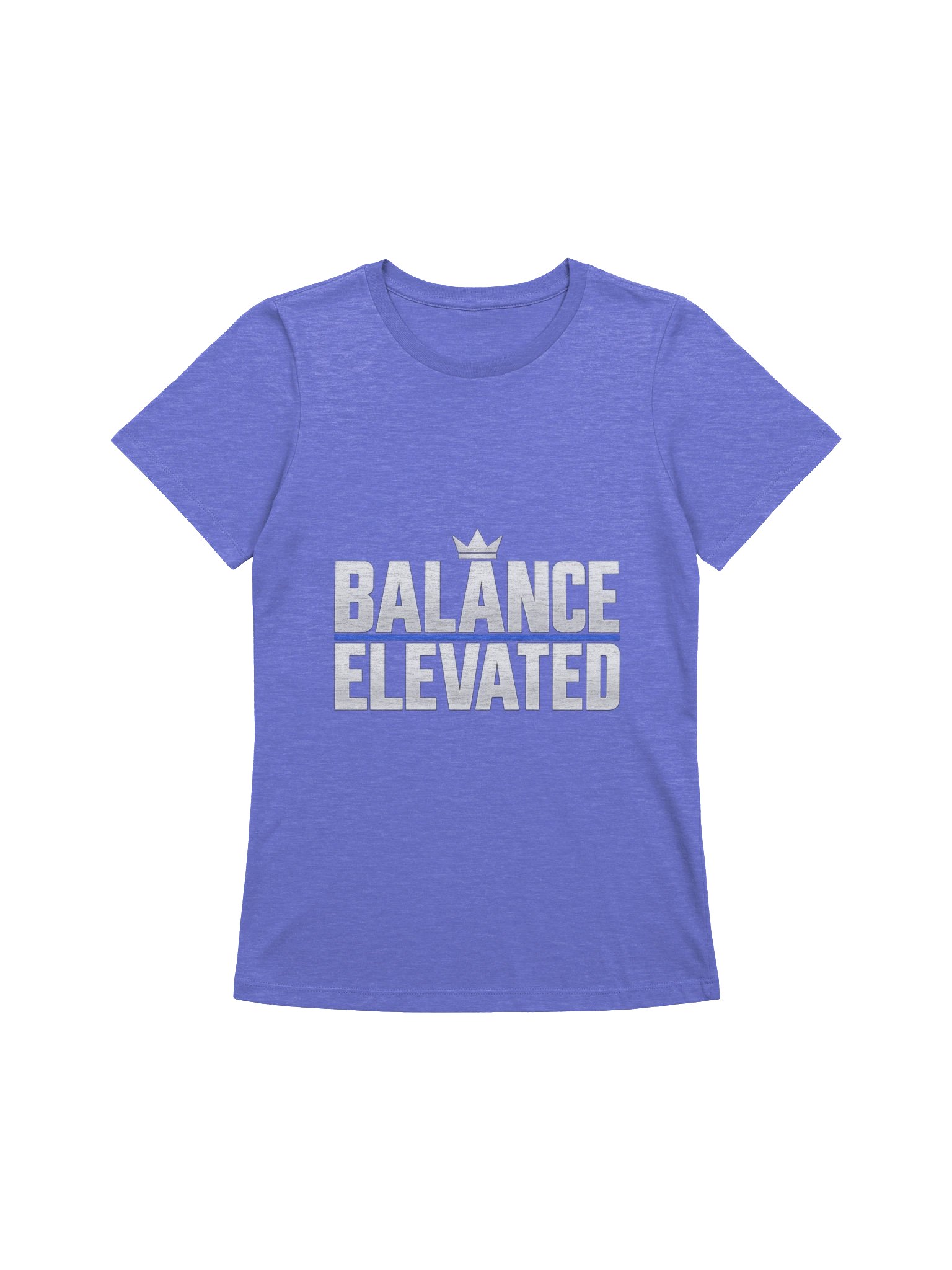 BALANCE ELEVATED — Women’s Heather Royal Relaxed Tee product image (1)