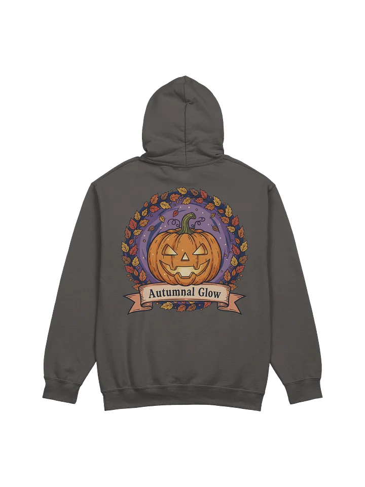 Autumnal Glow Halloween Hoodie – Cozy Pumpkin Jack-O'-Lantern Sweatshirt for Spooky Season product image (18)