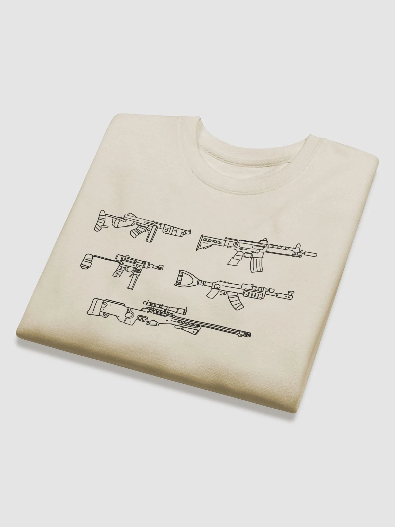 BeccaSomething Rust Gun Stencil Print Premium Sweatshirt product image (15)