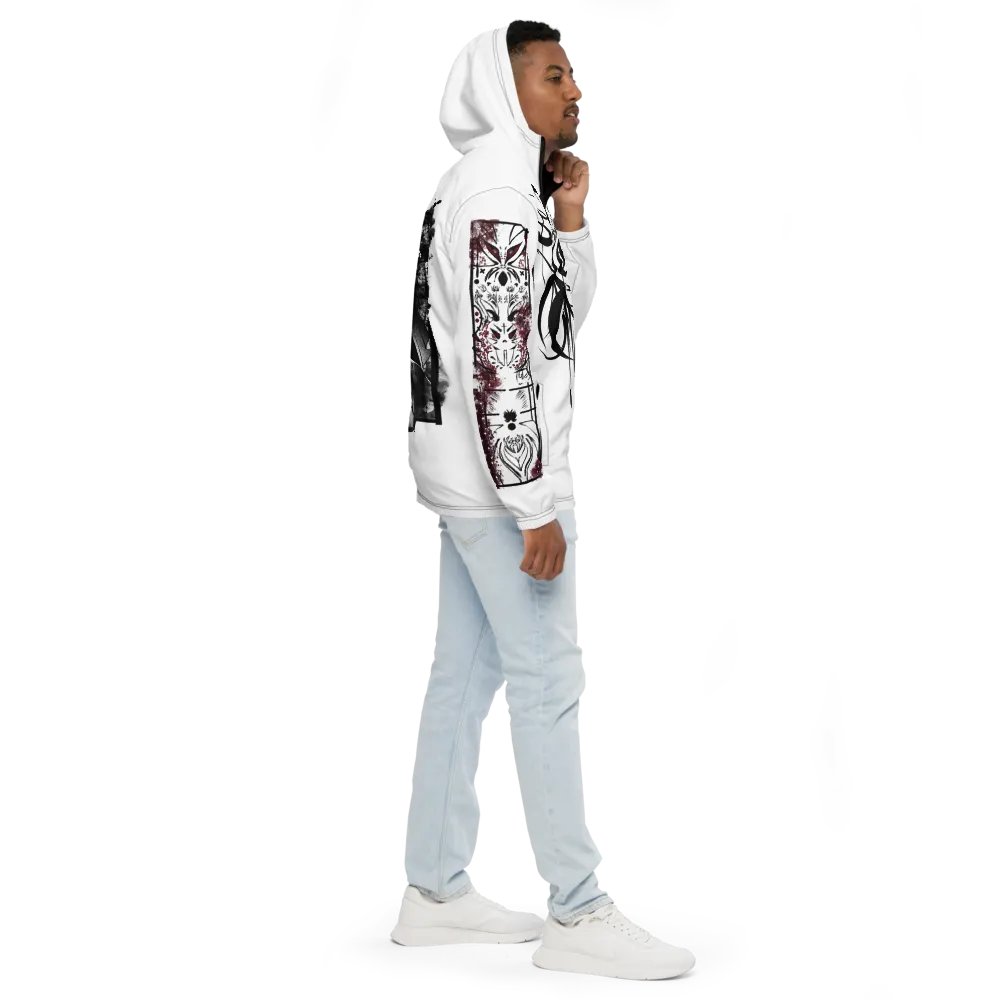 Goth bun B&W jacket product image (5)