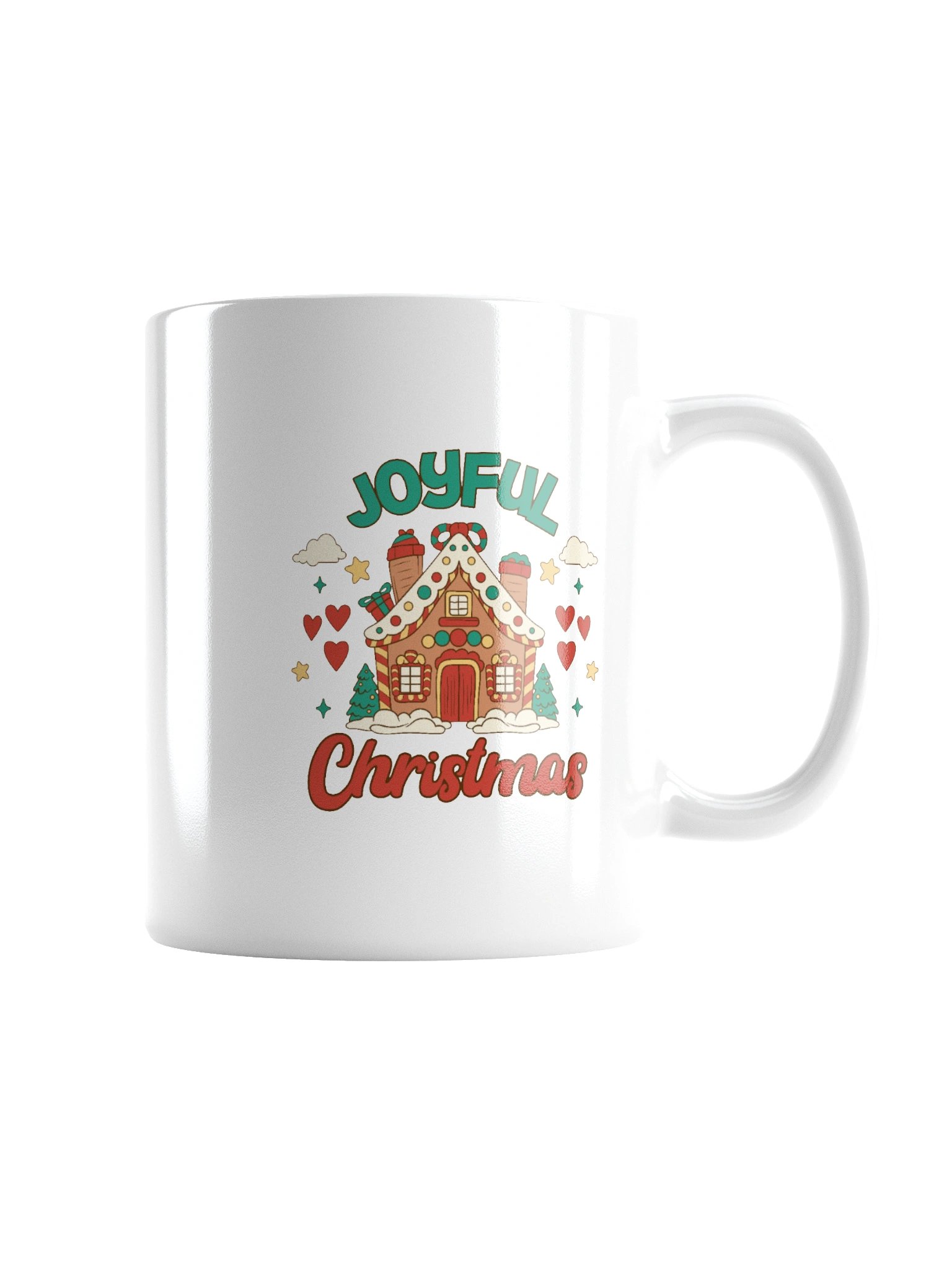 Festive Joyful Christmas Coffee Mug for Holiday Cheer product image (4)