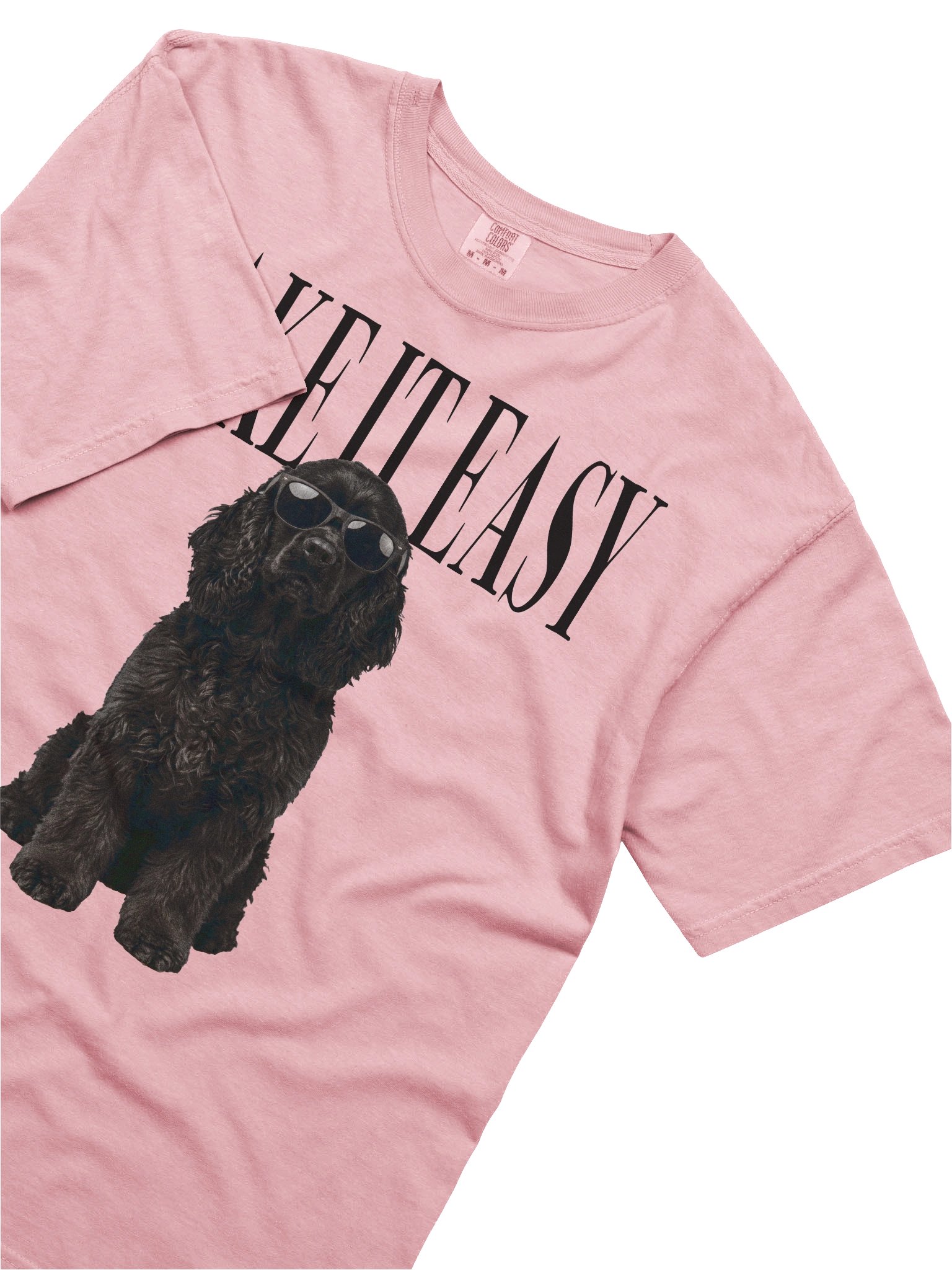 Take It Easy '90s Pop Vintage-Style T-Shirt for American Cocker Spaniel(Black) Owners product image (8)