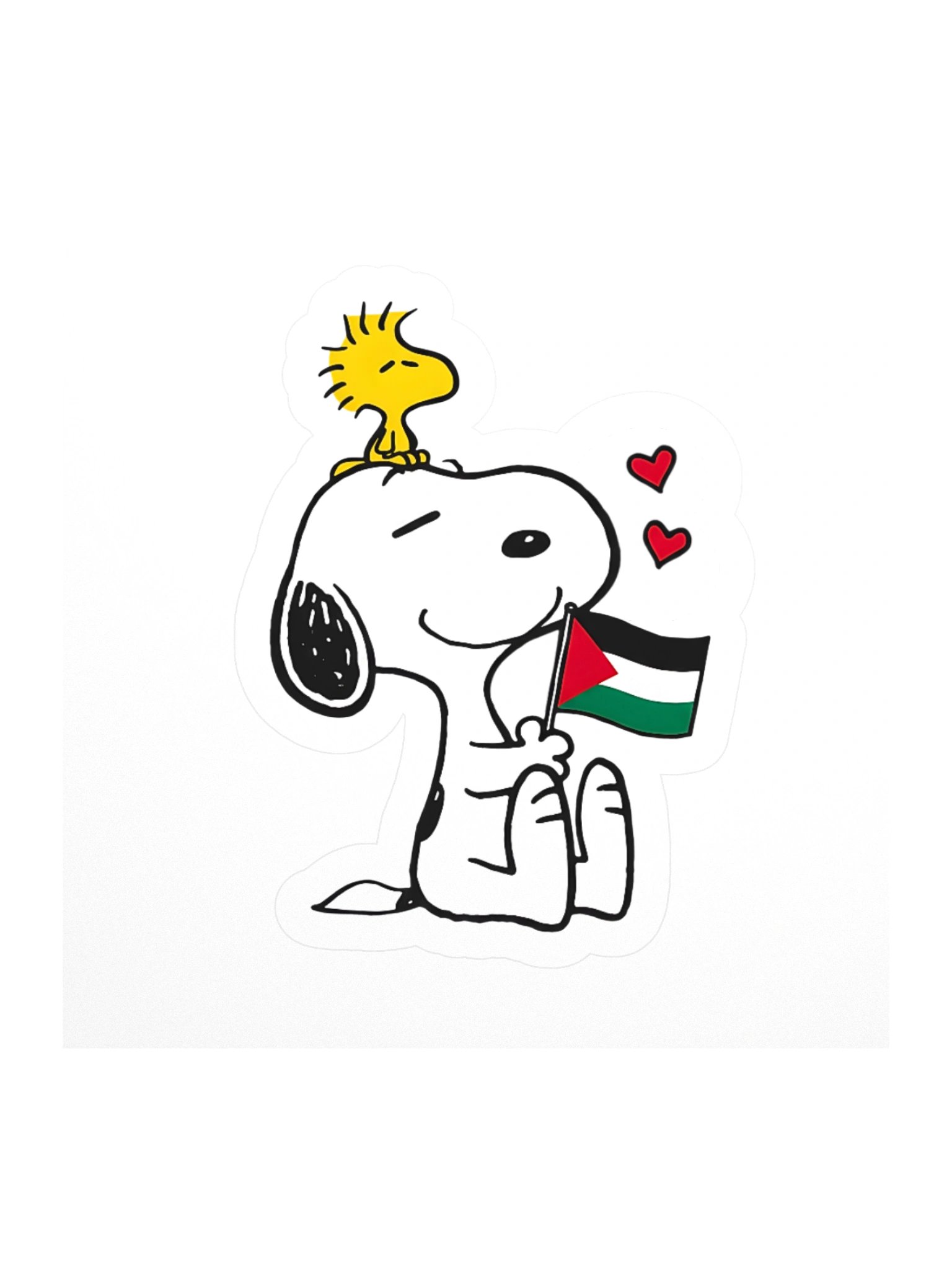Cute Palestine Flag Sticker product image (2)