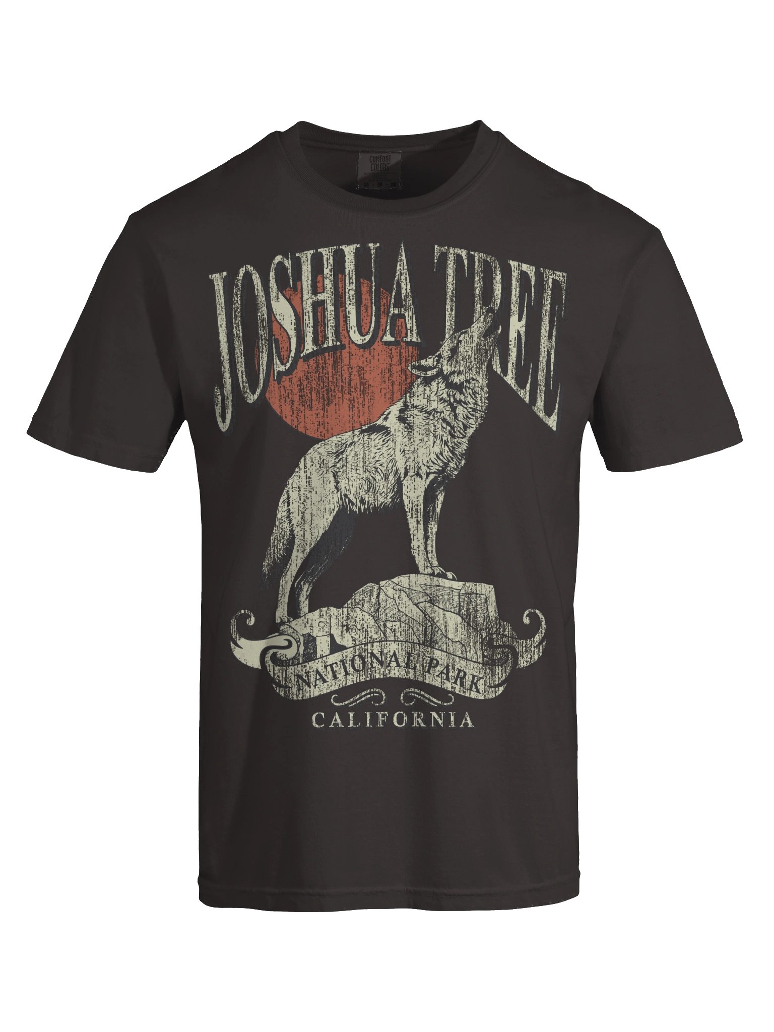 Joshua Tree National Park Shirt – Vintage Howling Wolf Graphic Tee California product image (8)