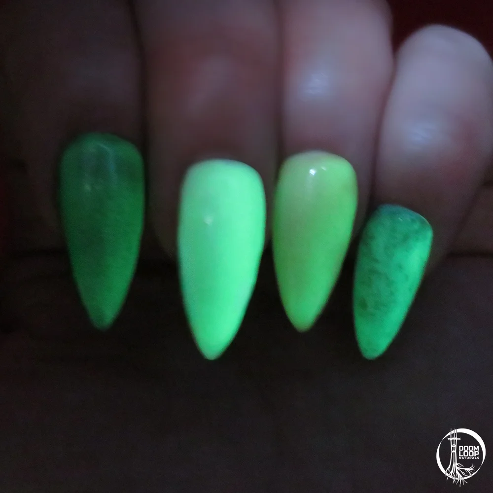 ELECTRIC EELSBANE - Green Glow-In-The-Dark Translucent Nail Polish product image (2)