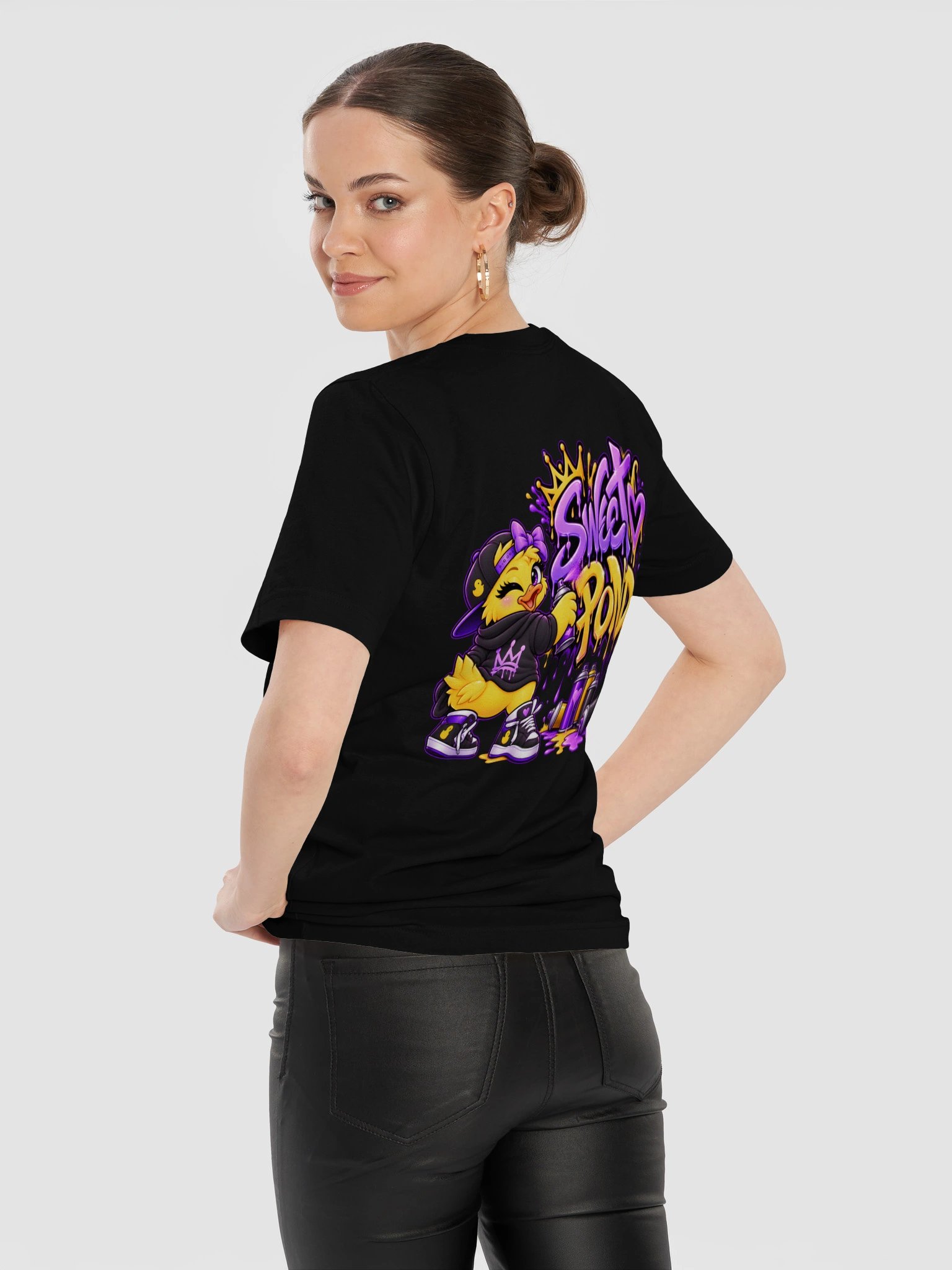 Purple Spray Duck Streetwear Tee product image (12)