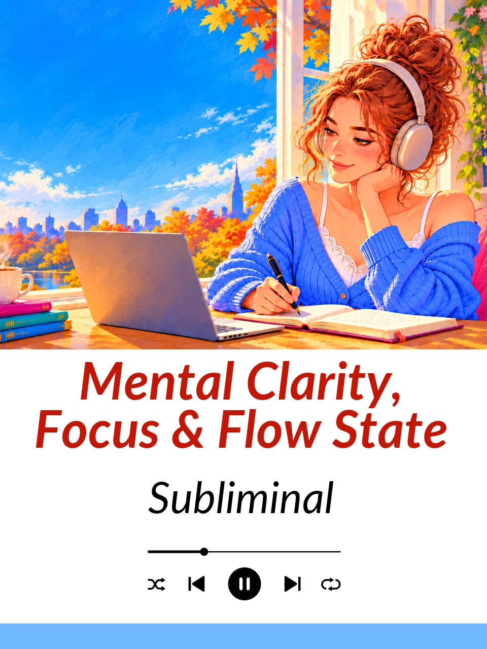 Deep Focus Subliminal — Improve Mental Clarity & Enter Flow State | MP3 Download product image (1)