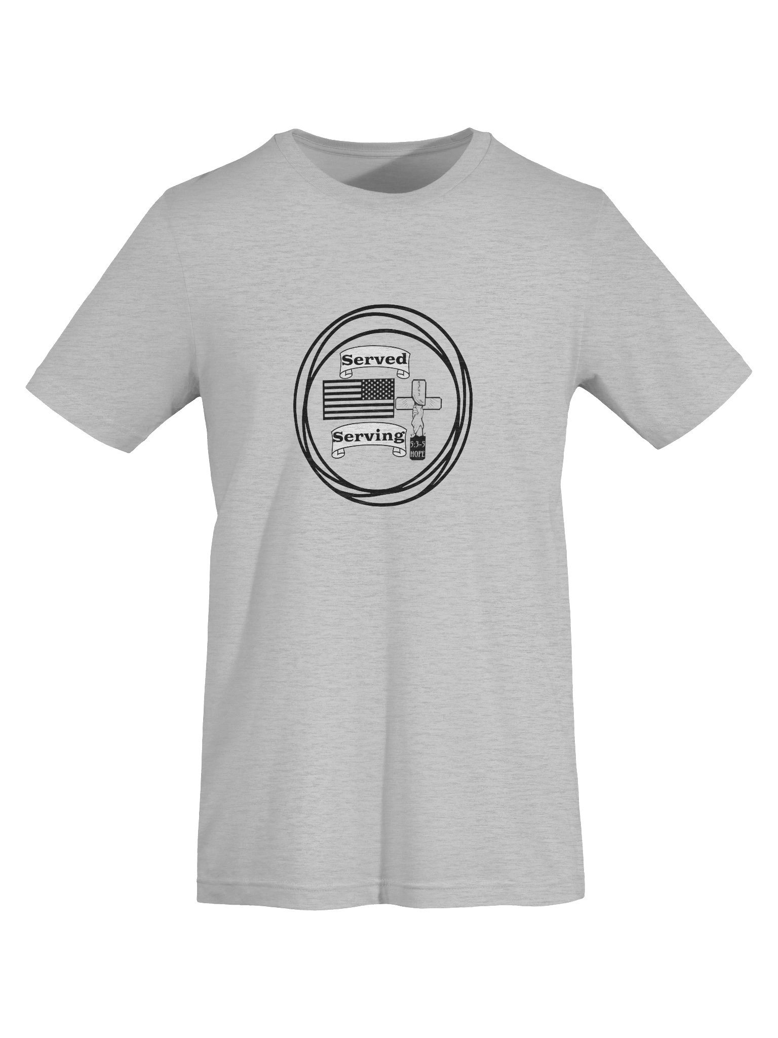 Served/Serving (front/back short sleeve tee) product image (7)