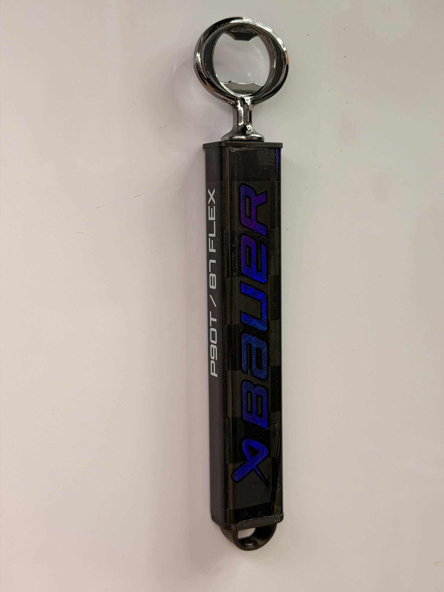 Enforcer Hockey Stick Bottle Opener - The Dark Lance (Premium) *LONG* *SIGNATURE CUT* product image (3)