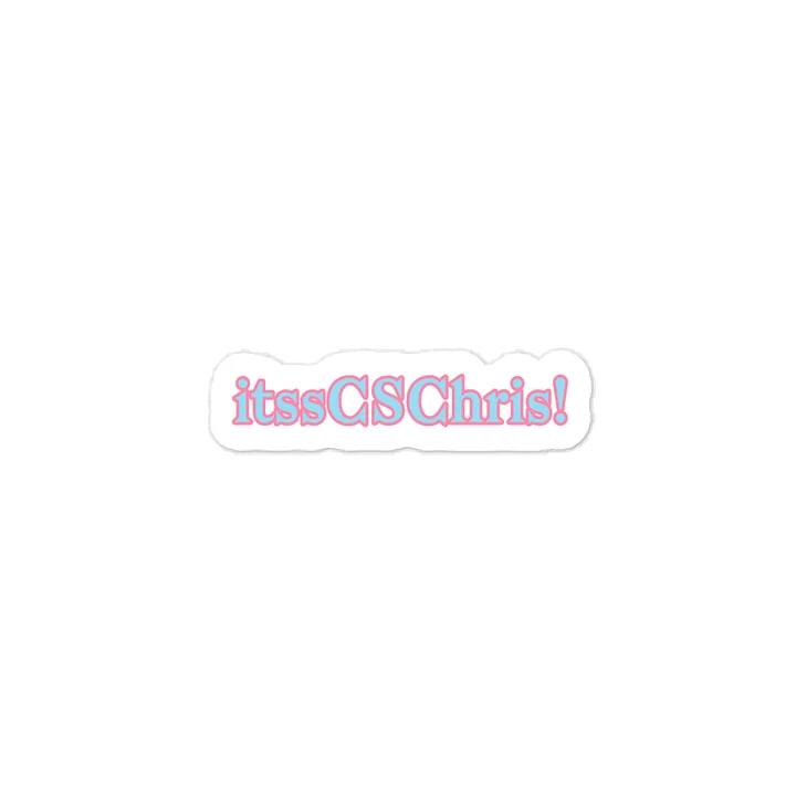 itssCSChris! Sticker product image (1)