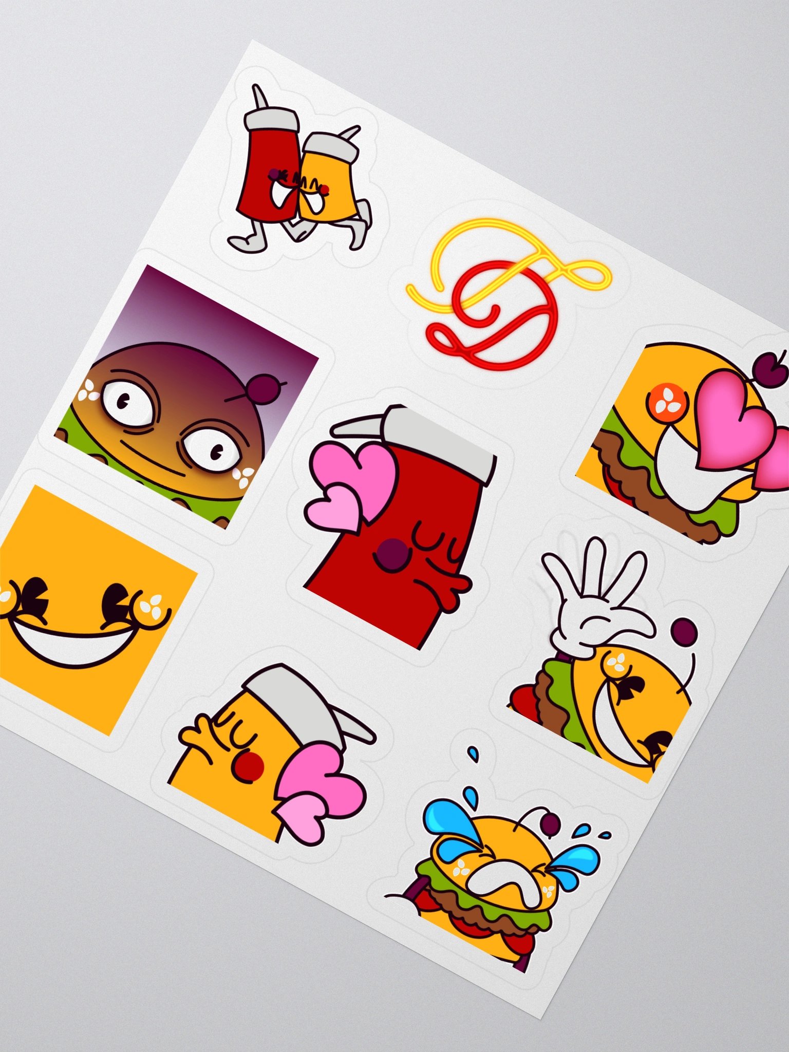 Emote Sticker Sheet product image (2)
