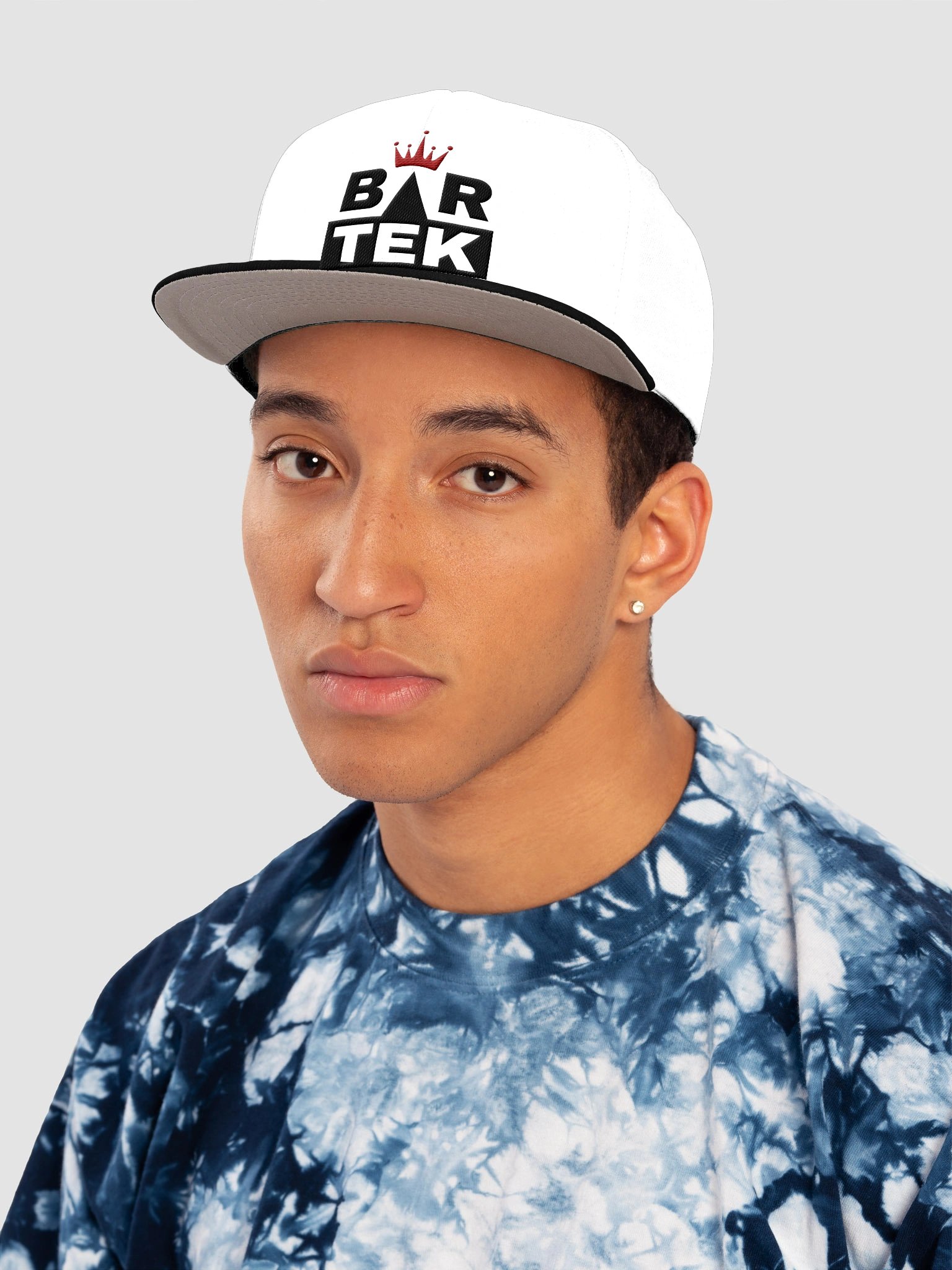 Bartek Otto Wool Blend Snapback Cap - White product image (6)