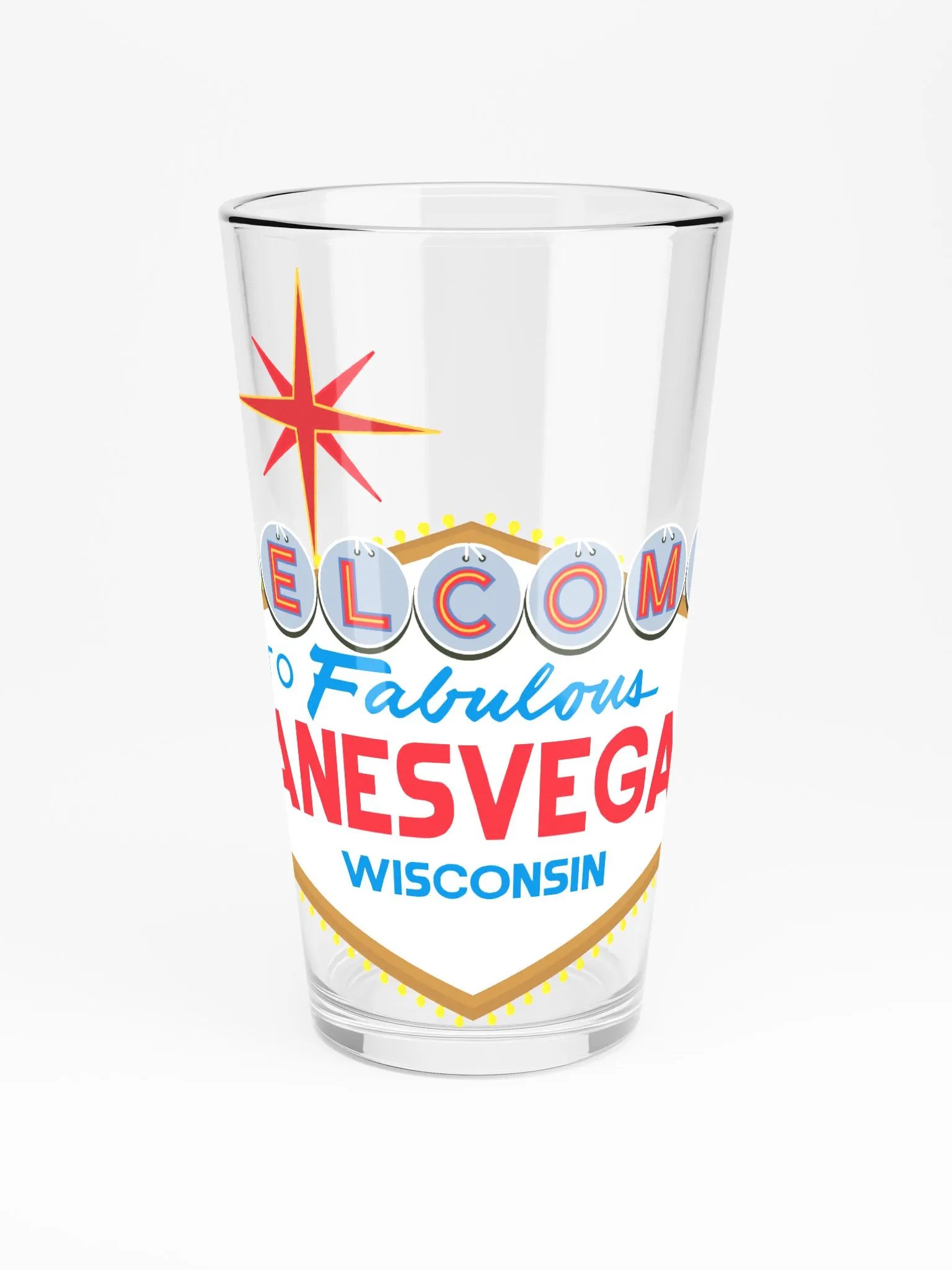 Janesvegas Shaker Pint Glass product image (3)