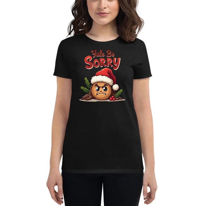 Angry Yule Log Santa Tee product image (1)