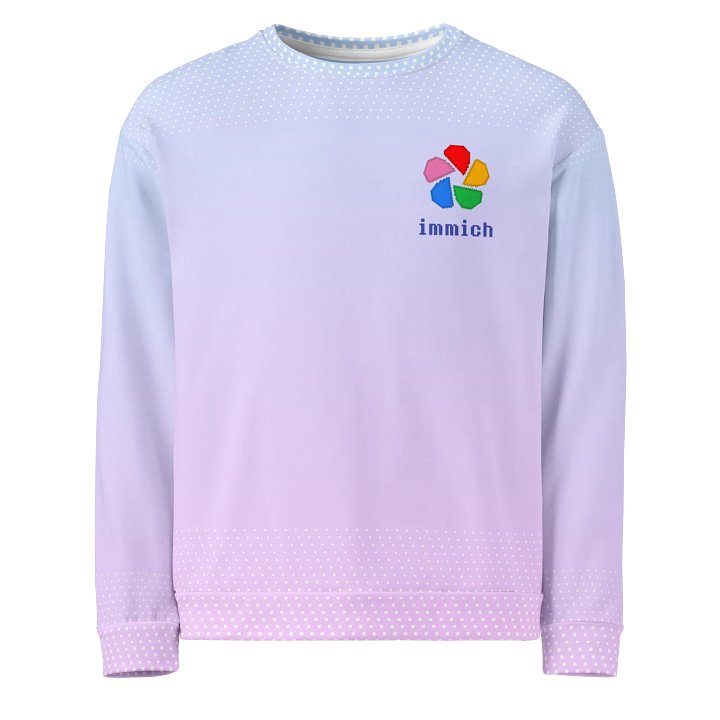 Retro Sweatshirt Chest Logo & Text product image (1)