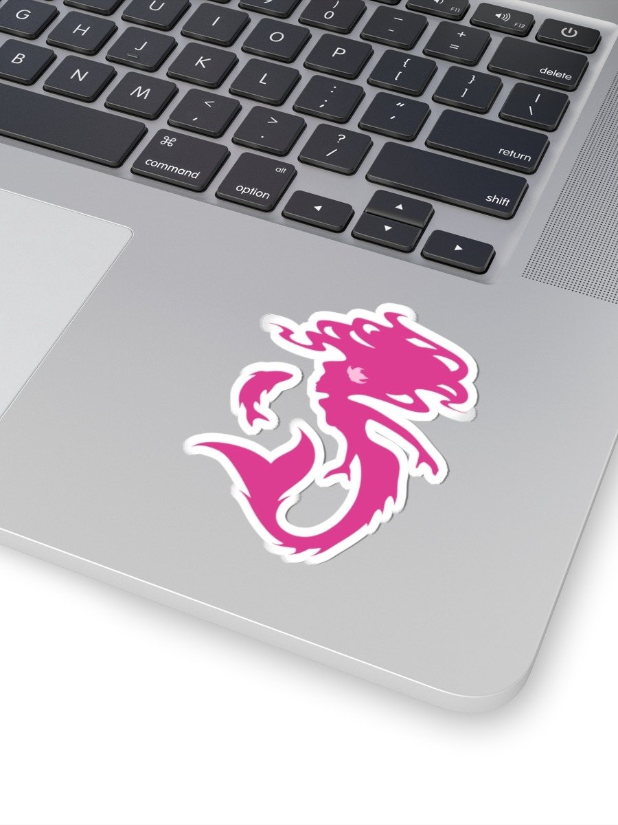 Sticker 3: The Underwater Dance: Mermaid Blossom Pink Decal product image (1)