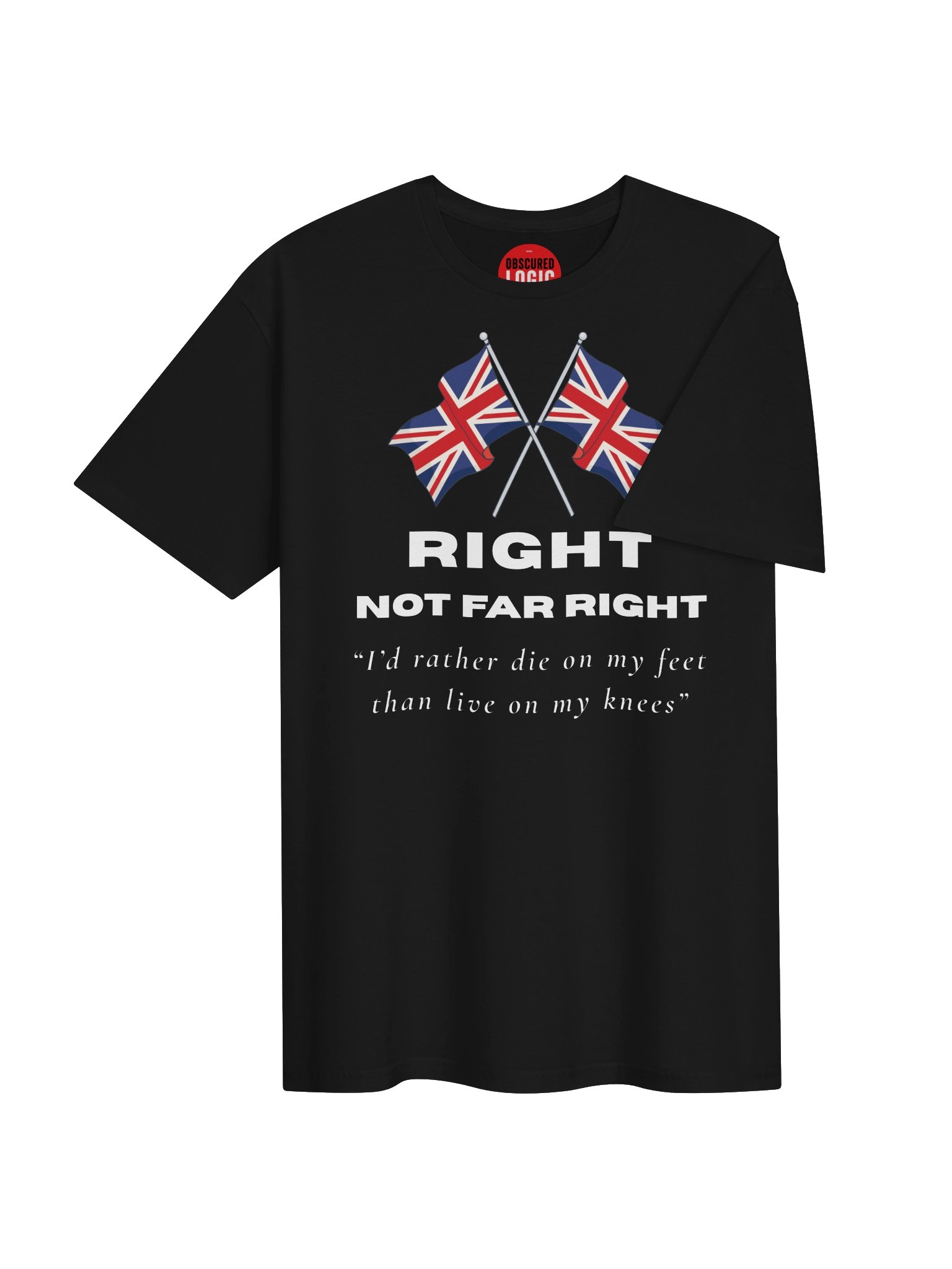 Right Not Far Right Union Jack Tee product image (8)