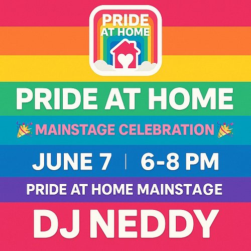 GET YOUR FITS TOGETHER NOW!!! DJ NEDDY WILL BE ON STAGE SATURDAY FOR PRIDE AT HOME!!
LOCATION: PRIDE AT HOME MAINSTAGE! https...