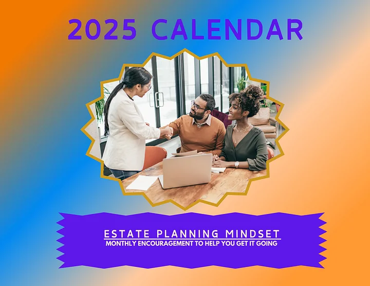 2025 ESTATE PLANNING MINDSET CALENDAR product image (1)
