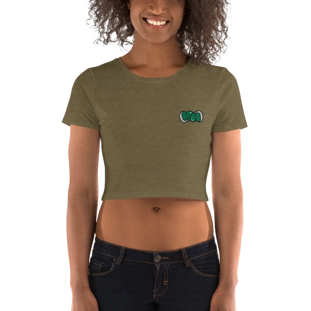 Hippie House "Gameboy" Edition x Bella+Canvas Crop Top Stitched product image (2)