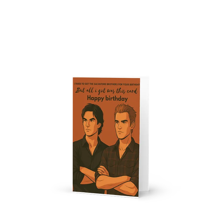 SALVATORE BROTHERS BIRTHDAY CARD product image (1)