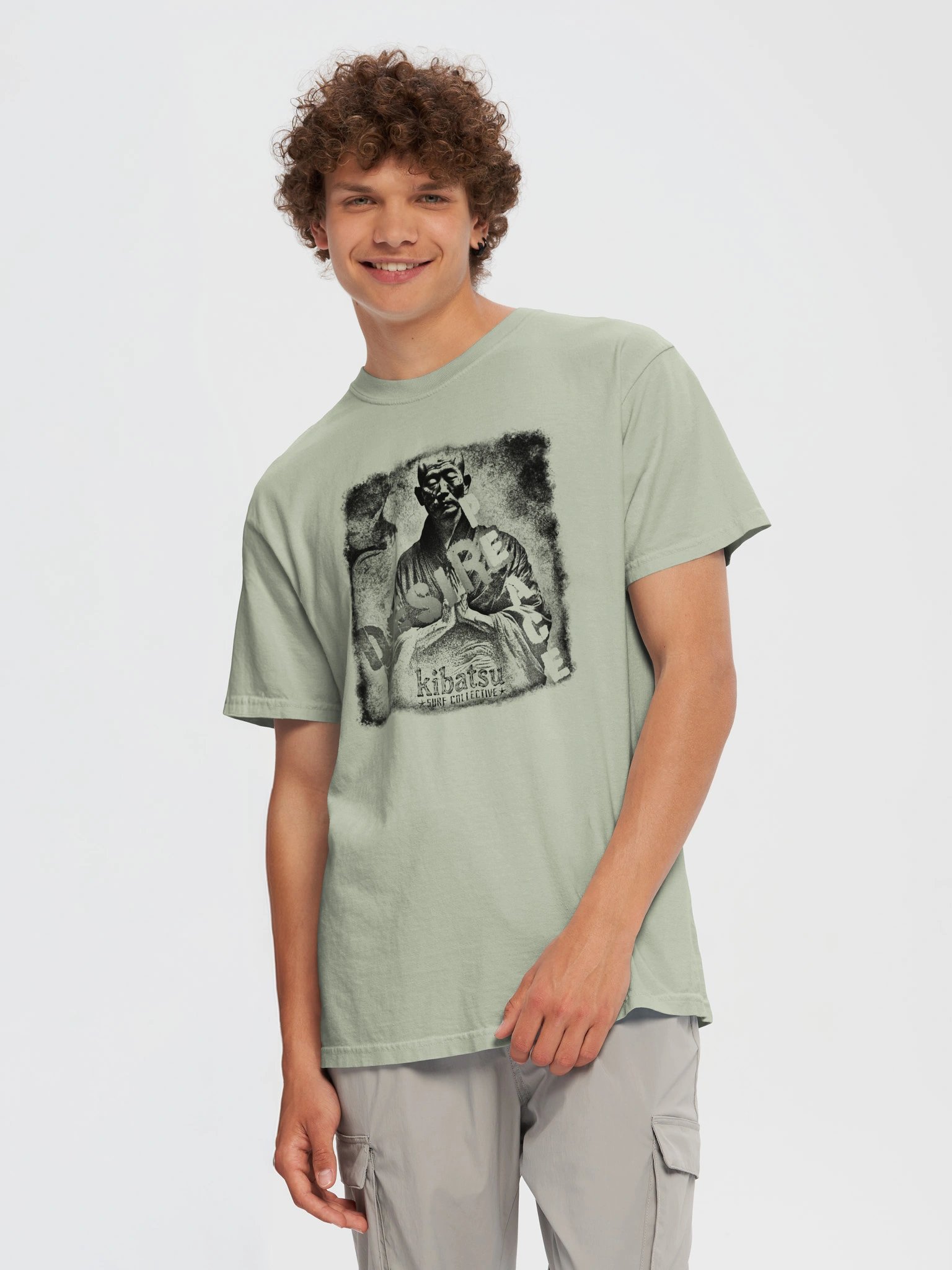 Kibatsu Surf Collective Zen Monk Desire Peace T Shirt product image (113)