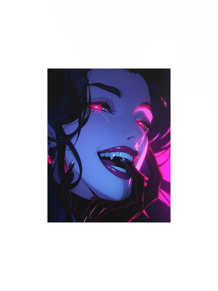 Neon Bliss Matte Poster product image (5)