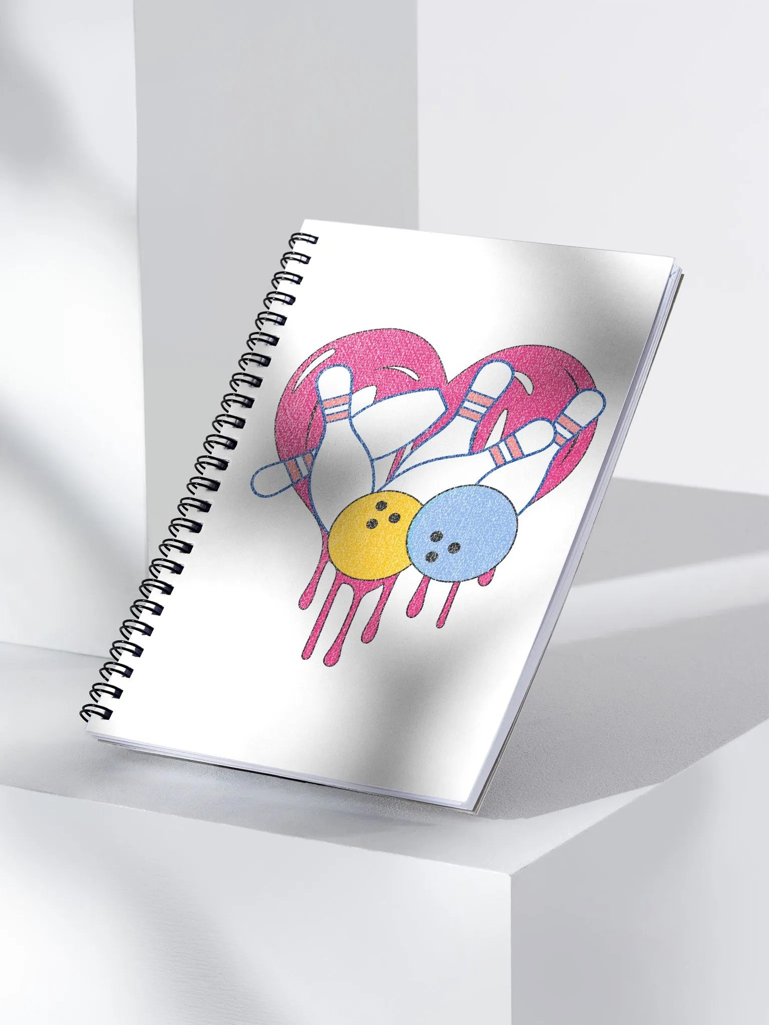 Heart Bowling Strike Notebook product image (2)