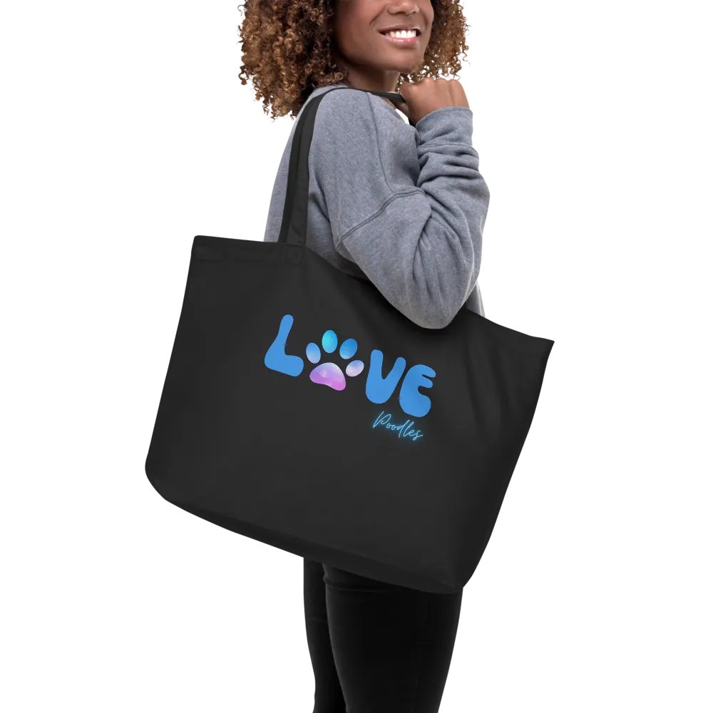 Pawfect Love Poodles Tote Bag product image (9)
