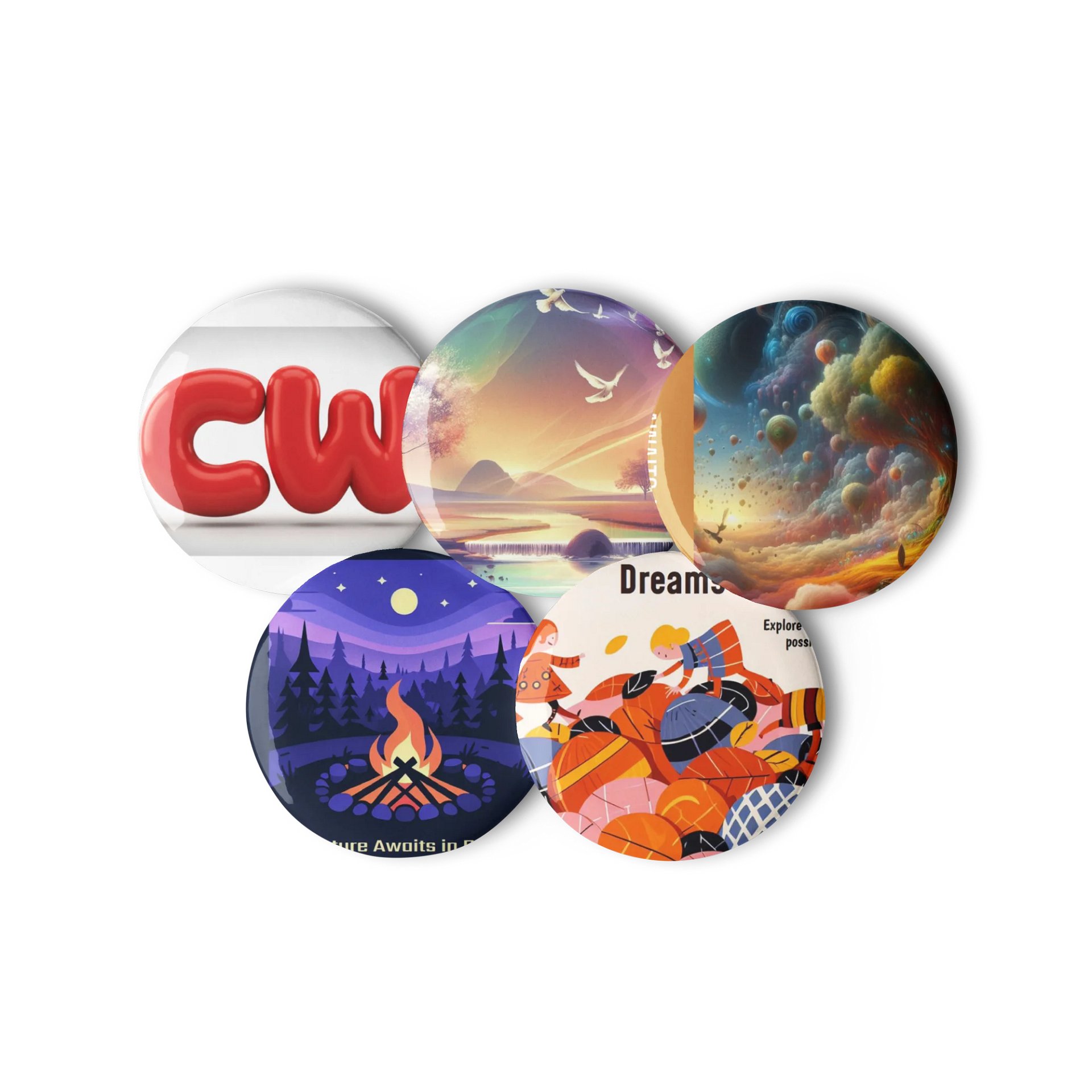Be a Dreamer Pin Button Set product image (3)