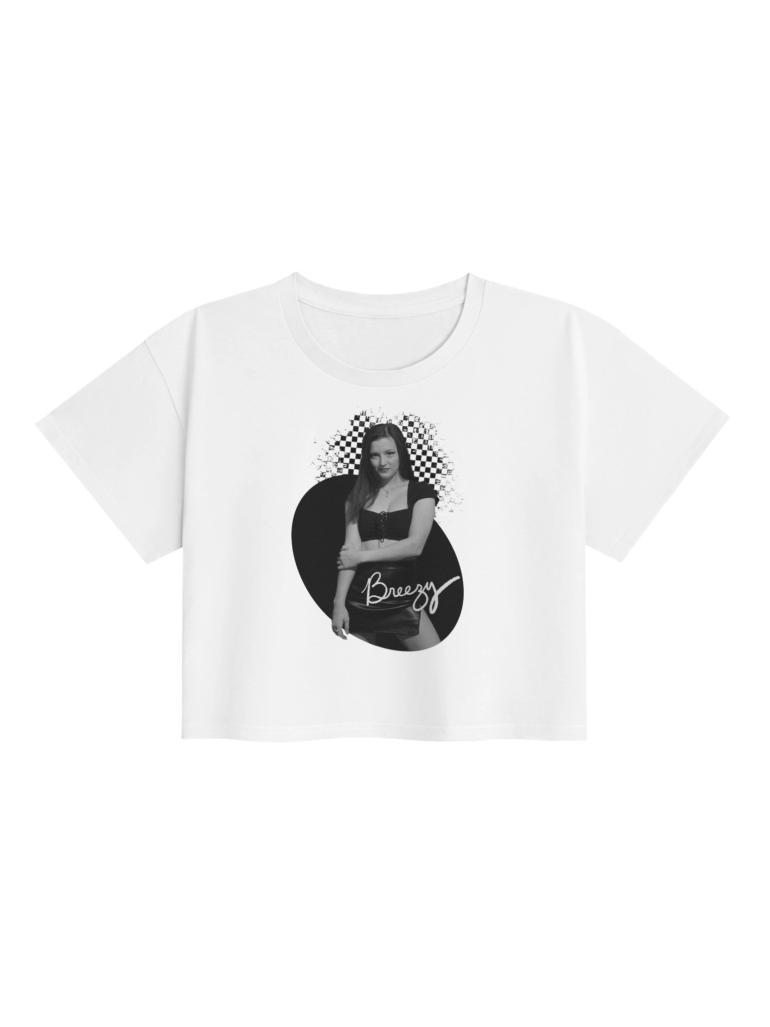 Breezy B&W Crop Top! product image (3)