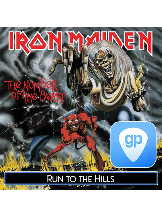 Run to the Hills | PDF Tab + Guitar Pro | Iron Maiden product image (1)