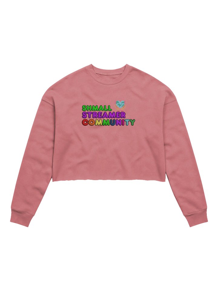 Shmall Streamer Grow Together Women's Fleece Crop Sweatshirt product image (1)