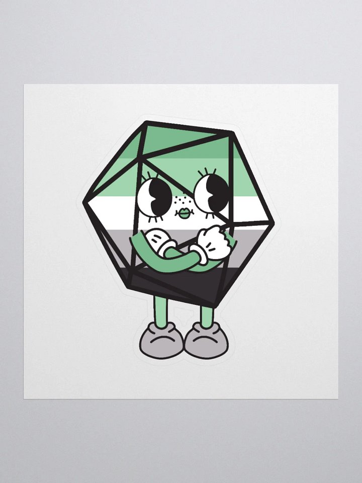 Aromantic Pride Sticker product image (1)