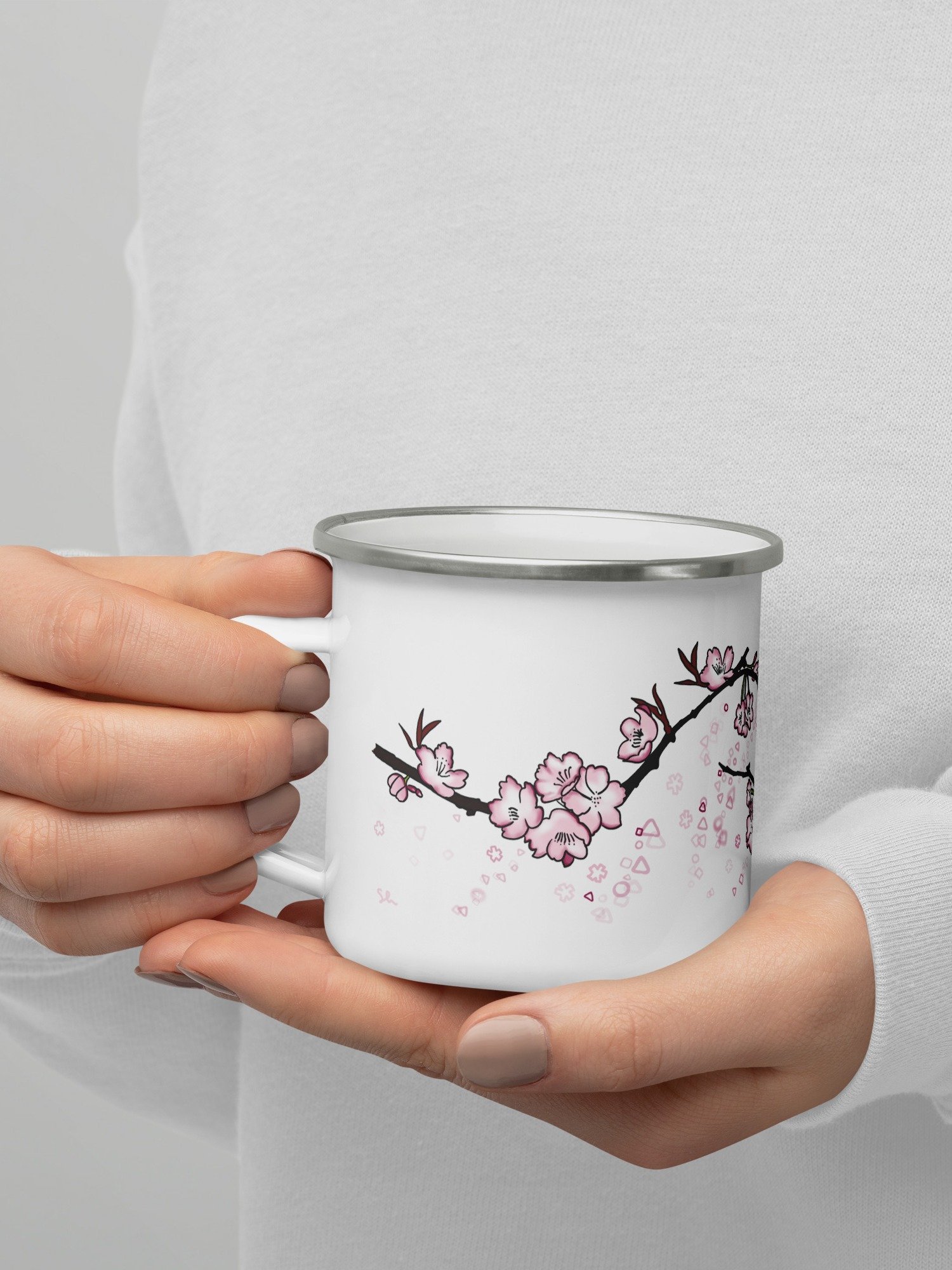 Spring Cherry Blossom Camping Mug product image (3)