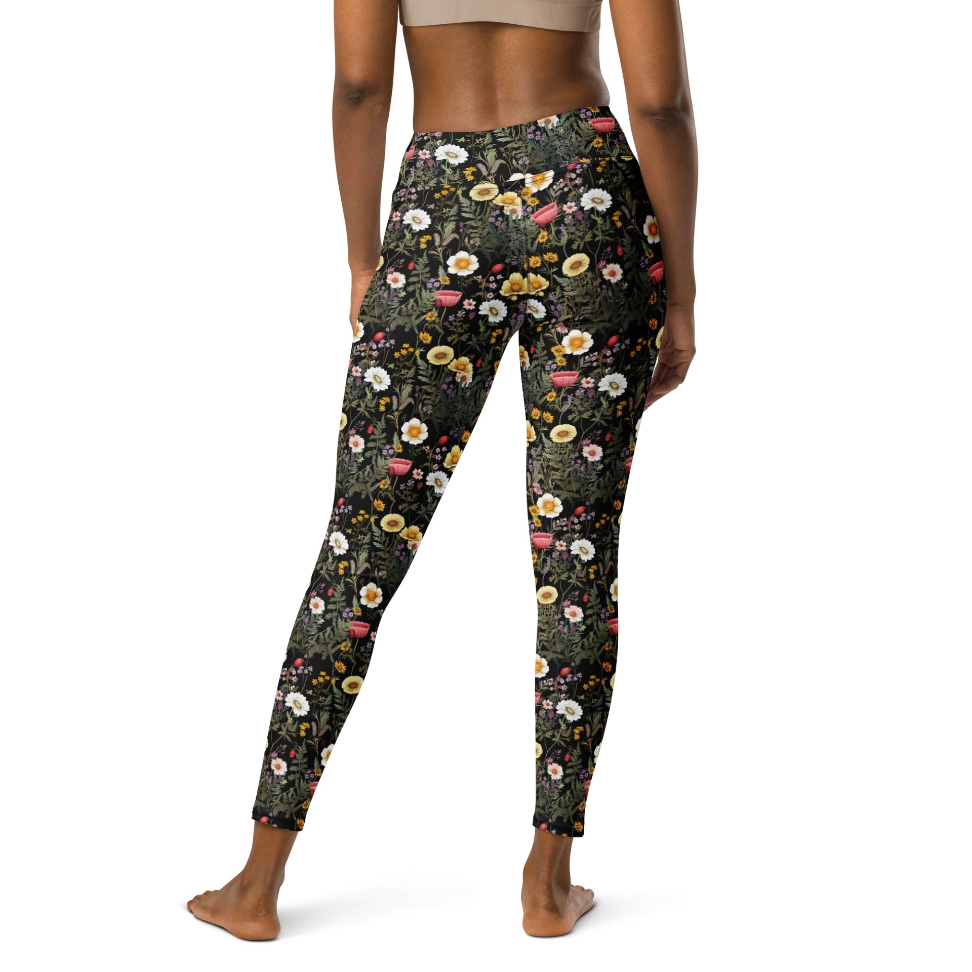 Women’s Floral Yoga Leggings – High Waist Workout Pants for Yoga, Pilates, Running & Everyday Style product image (2)