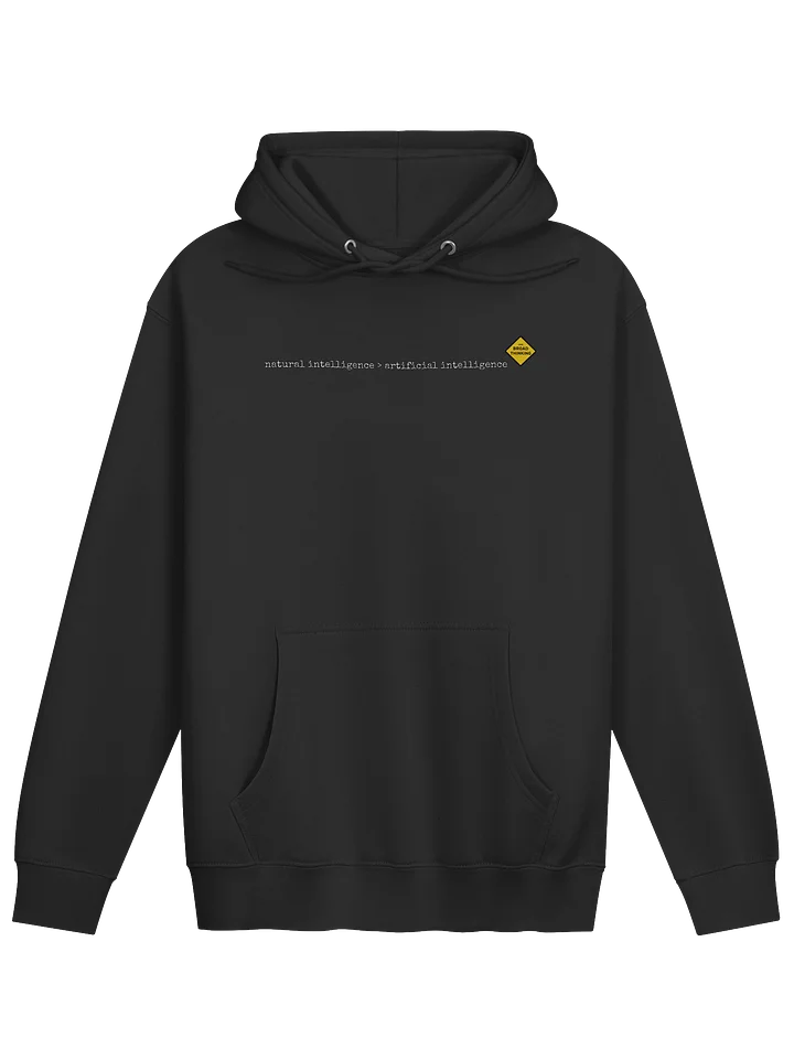 "natural intelligence > artificial intelligence" Hoodie product image (1)
