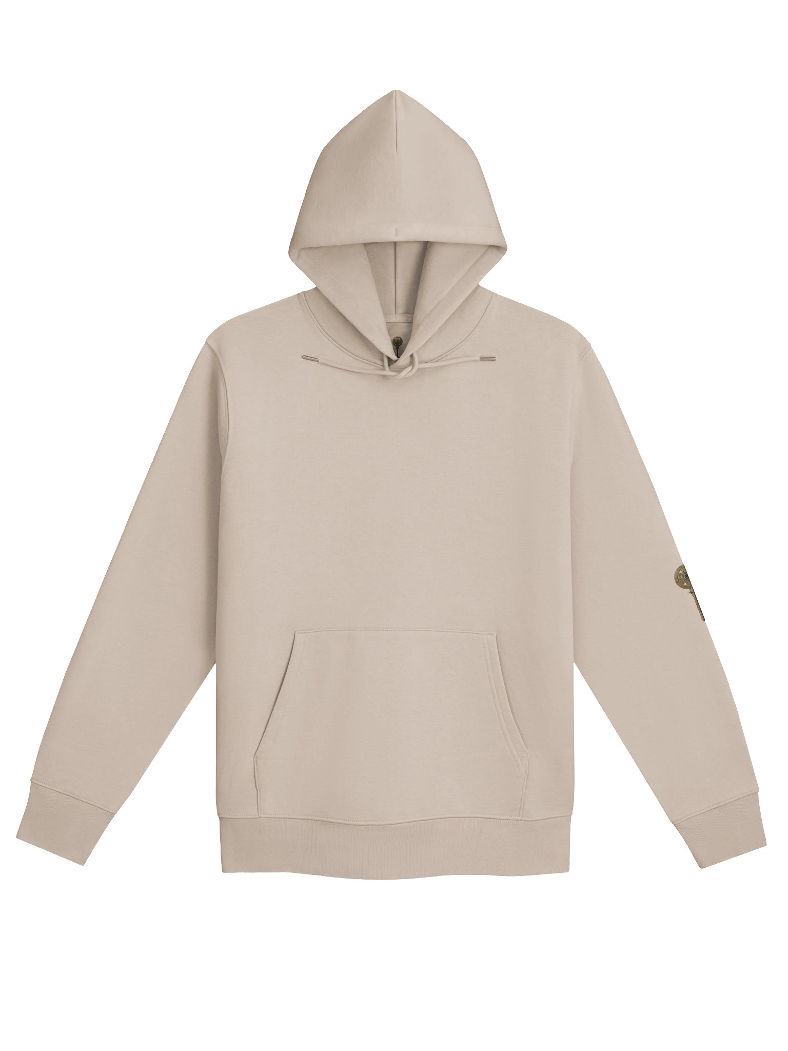 The Gatekeeper’s Key – Desert Dust Reverse Arm Edition (Back + Left Sleeve Print) | Organic Hoodie product image (1)