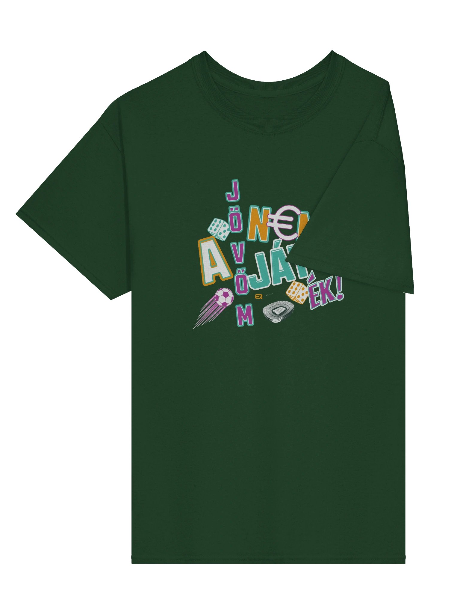 A jövőm nem játék! Unisex 100% Pamut Gildan Dizájn_EQALL.hu® Originals_Türkisz / Lila / Nari product image (5)