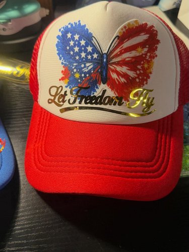 Matching hats  T-shirt and your choice blue or red hat $30