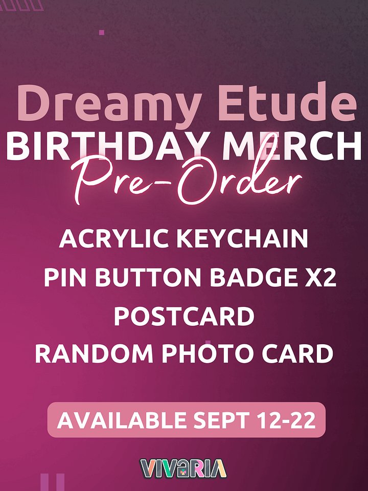 Dreamy Etude Birthday Bundle - Pre order product image (2)