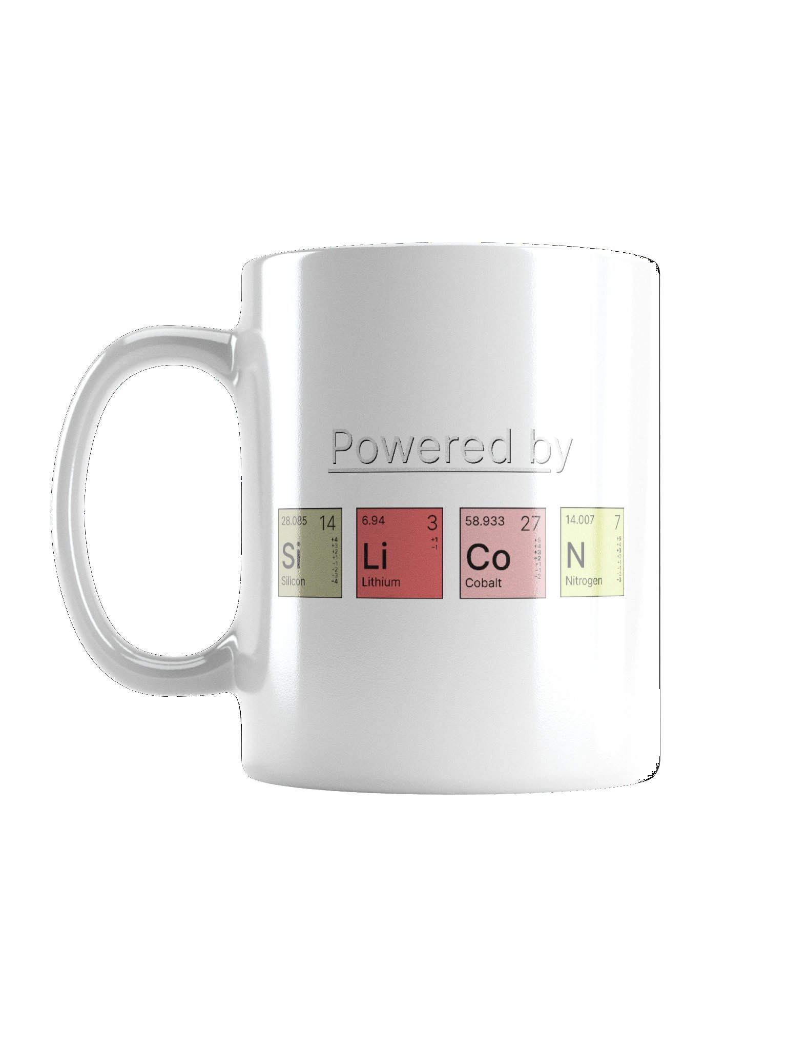 Powered by SiLiCoN - White Glossy Mug product image (1)
