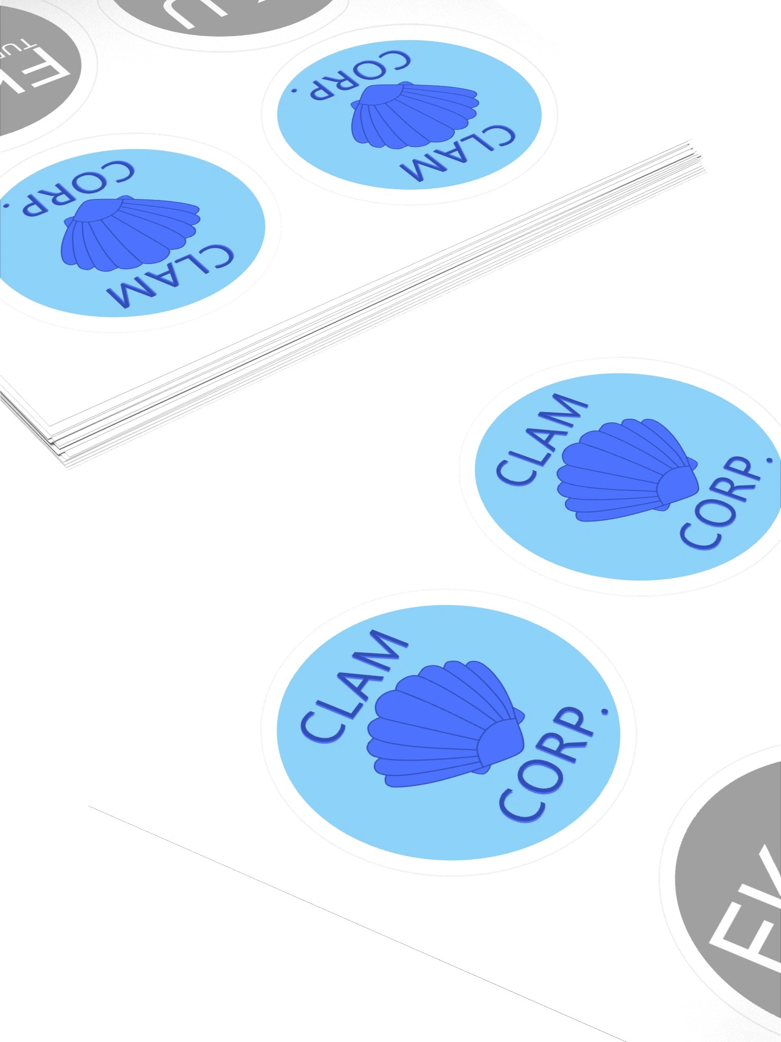 Clam Corp Stickers product image (4)